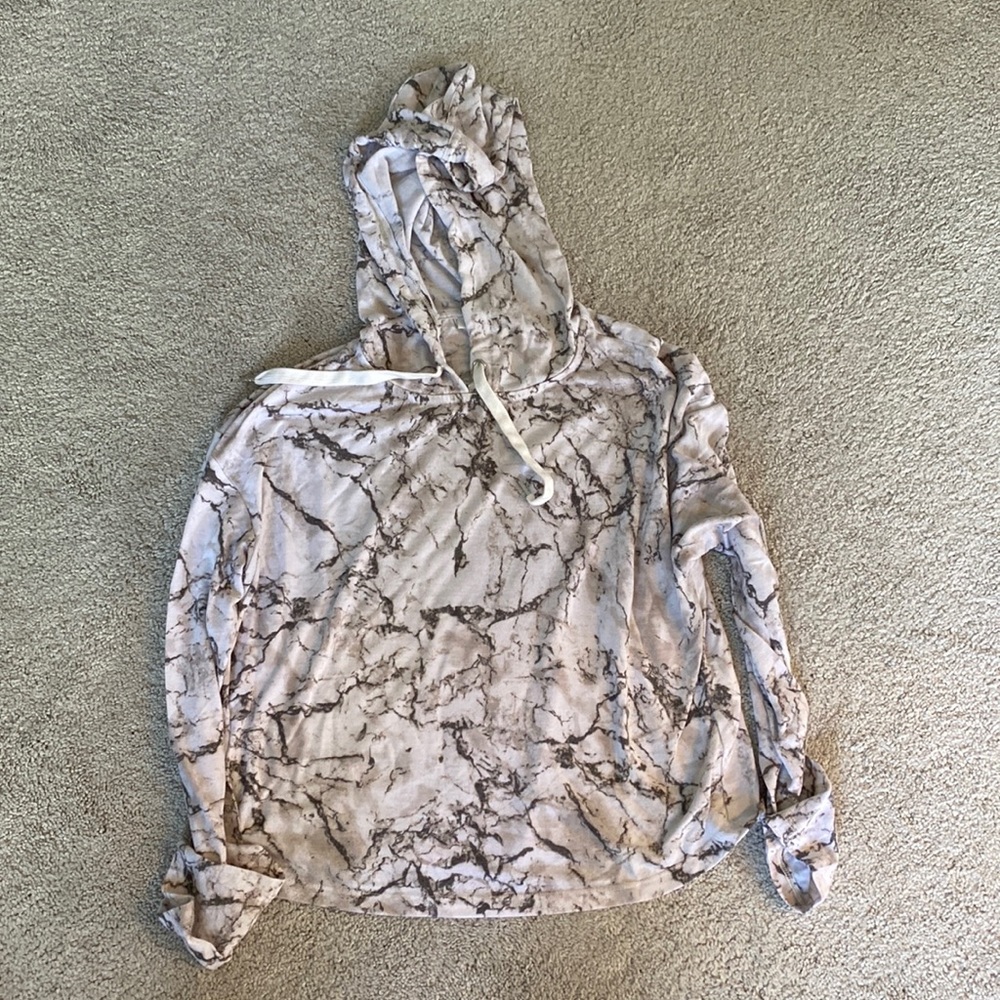 Cropped light weight hoodie